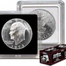 (10) LARGE DOLLAR 2x2 PLASTIC SNAP STORAGE COIN HOLDERS