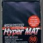 KMC HYPER MAT BLUE 80 Standard Size Card Barrier Sleeves Deck Protector Matte