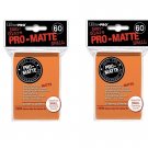 (600x) Ultra Pro ORANGE Pro-Matte SMALL YUGI Deck Protector Sleeves
