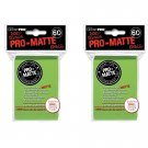 (600x) Ultra Pro LIME Pro-Matte SMALL YUGI Deck Protector Sleeves