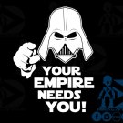 Star Wars Your Empire Needs You Darth Vader Decal Sticker