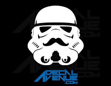 stormtrooper helmet sticker