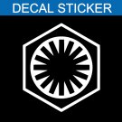 Star Wars First Order Logo Decal Sticker