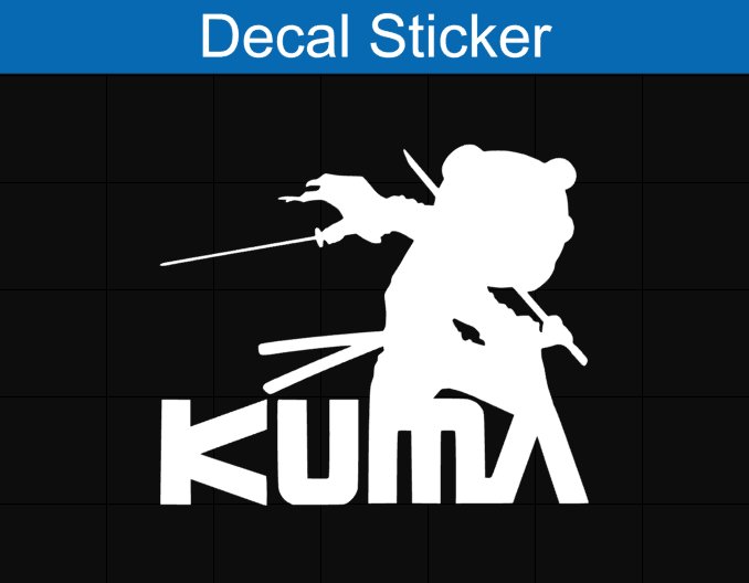 Afro Samurai Kuma Decal Sticker