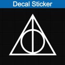 Harry Potter Deadthly Hollows Logo Decal Sticker