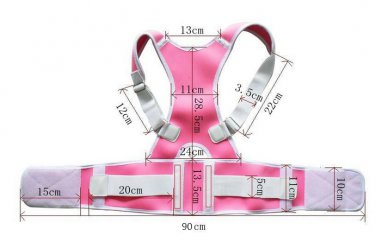 NEW BACK SUPPORT BRACE POSTURE CORRECTION ADJUSTABLE NEOPRENE LUMBAR BELT
