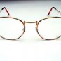 NEW LARGE READING GLASSES +3.5 COPPER GOLD COLOUR SPRUNG ARM 5011