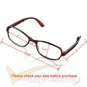 FOLDING READING GLASSES WITH PINK CLIP CASE +2.5  F2