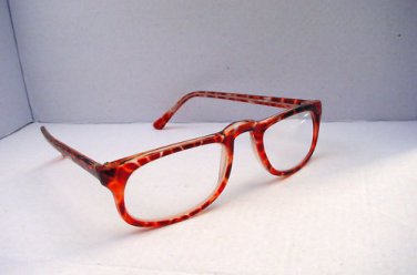 BRAND NEW 4x MODERN READING GLASSES MOTTLED RED FRAMES +1.00