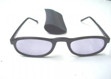 TINTED READING GLASSES BLACK SUN READERS +2.0 D521