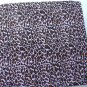 4 x FASHIONABLE LEOPARD PATTERN CUSHION COVERS MUSHROOM COLOUR BACKGROUND