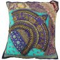 4 x FASHIONABLE LEOPARD PATTERN CUSHION COVERS MUSHROOM COLOUR BACKGROUND