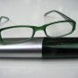 SMART SPRUNG ARM GREEN READING GLASSES & CASE+ 1.5 D515
