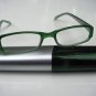 SMART SPRUNG ARM GREEN READING GLASSES & CASE+ 1.5 D515