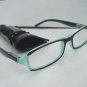 READING GLASSES SPRUNG ARM DIAMANTE STUDDED BLUE +1.5