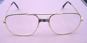 GOLD CHELSEA LARGE COMFORTABLE READING GLASSES +1.5