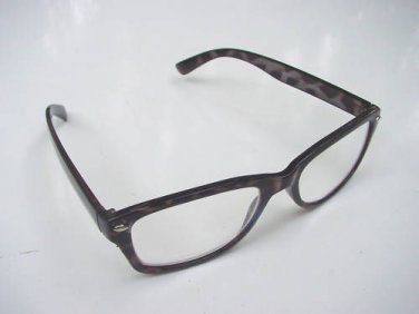 WAYFARER LOOK READING GLASSES BLACK TORTOISESHELL+3.0 R4007