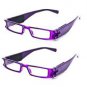 LARGE SMOKEY GREY SQUARE READING GLASSES +1.5