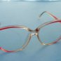 4 x NEW RETRO READING GLASSES CLEAR PINK FRAMES + 1.0