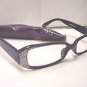 READING GLASSES DESIGNER PURPLE SILVER +1.5 D503