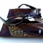 3 PAIRS OF STYLISH READING GLASSES DESIGNER BROWN GOLD +1.0 D503