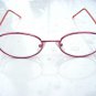 QUALITY METALLIC PINK READING GLASSES SPRUNG ARM METAL FRAME + 2.5 RG113