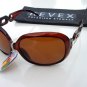 REVEX LADIES POLARISED POLARIZED CLEAR BROWN SUNGLASSES & POUCH P615