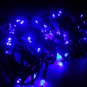 NEW 80 BLUE LED 8 FUNCTION CHRISTMAS LIGHTS & TRANSFORMER INDOOR OR OUTDOOR
