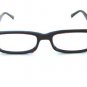 CLEAR LENS OPTICAL FRAMED GLASSES SPRUNG ARM BLACK METALLIC BROWN READING A196C