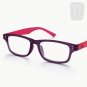 QUALITY READING GLASSES PLAIN BLACK FRAMES & DIAMANTE DECORATED ARMS +3.5 E50