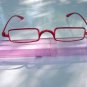 SUPERLIGHT SLIM PINK READING GLASSES + CASE +2.5 D527