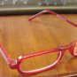 NEW FUNKY READING GLASSES RED FRAMED + 3.50 STRENGTH