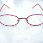 QUALITY METALLIC PINK READING GLASSES SPRUNG ARM METAL FRAME + 1.5 RG113