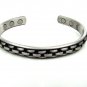 MAGNETIC SOLID COPPER PEWTER COLOUR CHUNKY BRACELET BANGLE UNISEX