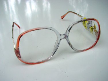 4 x NEW RETRO STYLE READING GLASSES CLEAR & PINK +2.0
