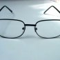 BLACK METAL FRAME READING GLASSES UNISEX + 2.75 L923