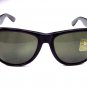 WAYFARER STYLE BLACK SUNGLASSES UV PROTECTION VINTAGE CHIC UNISEX