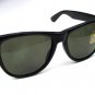 WAYFARER STYLE BLACK SUNGLASSES UV PROTECTION VINTAGE CHIC UNISEX