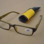 READING GLASSES BLACK YELLOW D508 +3.0