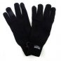 WARM KNITTED GLOVES WITH THINSULATE INSULATION FOR LADIES GIRLS BLACK ONE SIZE