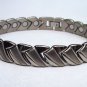UNISEX TITANIUM MAGNETIC HEALTH THERAPEUTIC BRACELET SILVER