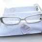 3 PAIRS OF STYLISH READING GLASSES DESIGNER WHITE BLACK +1.0 D503