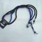 NEW GLASSES NECK CHAIN LANYARD SAFETY CORD STRAP SPECS HOLDER 2 PACK BLACK BLUE