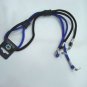 NEW GLASSES NECK CHAIN LANYARD SAFETY CORD STRAP SPECS HOLDER 2 PACK BLACK BLUE