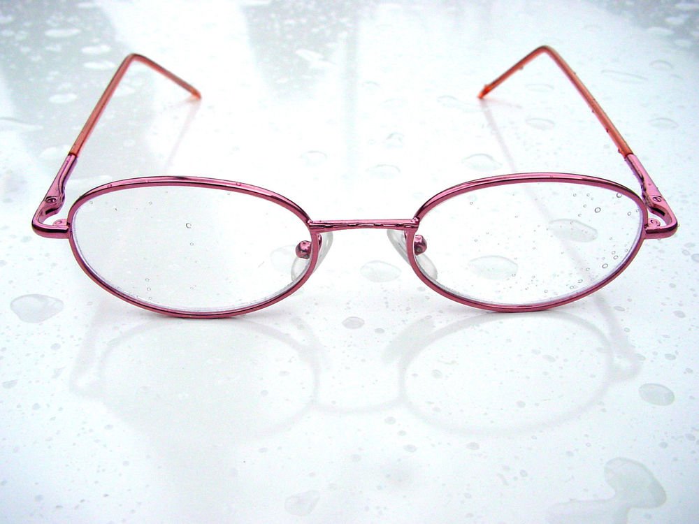 4 PAIRS QUALITY METALLIC PINK READING GLASSES SPRUNG ARM METAL FRAME + 1.5 RG113