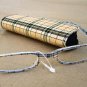 CREAM TARTAN CHECK READING GLASSES +3.0 PLUS CASE D507