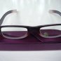 READING GLASSES PURPLE/WHITE + 3.0 STRENGTH & CASE D500