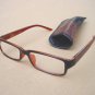 READING GLASSES BRONZE/BLACK SPRING TEMPLE +2.0