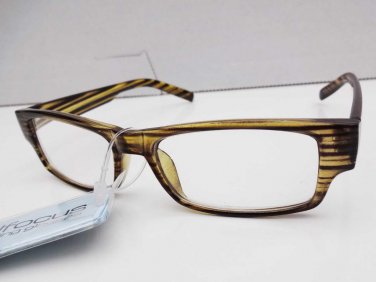 NEW FULL RIMMED READING GLASSES MODERN YELLOW BLACK FASHION FRAME A2015 +2.00