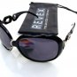 REVEX LADIES POLARISED POLARIZED BLACK SUNGLASSES & POUCH P615